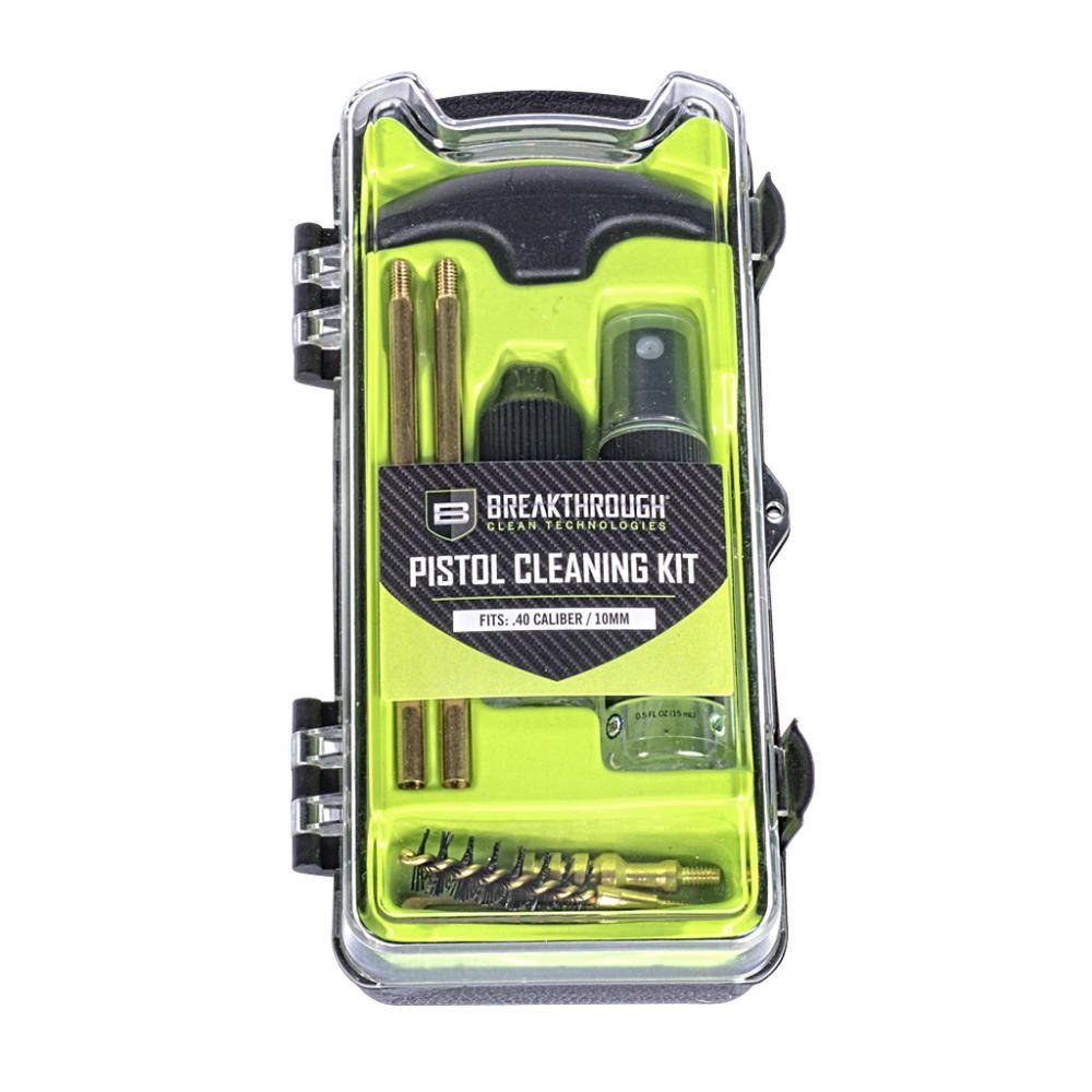 Breakthrough BTECC40 Vision Series 40 Cal/10mm Pistol Cleaning Kit 10-Piece - Breakthrough Clean - 40 Cal