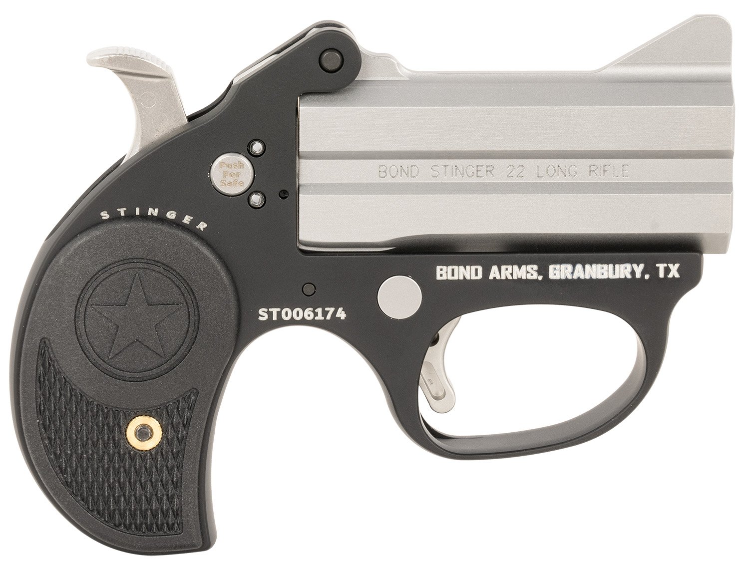 Bond Arms Stinger .22 LR 3" Barrel Aluminum Frame Plastic Grip BASL-22LR - Bond Arms, Inc. - .22LR