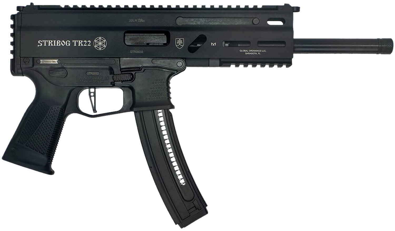 Buy Grand Power Stribog TR22 22 LR 8" 25+1 Pistol 8588005808606 online