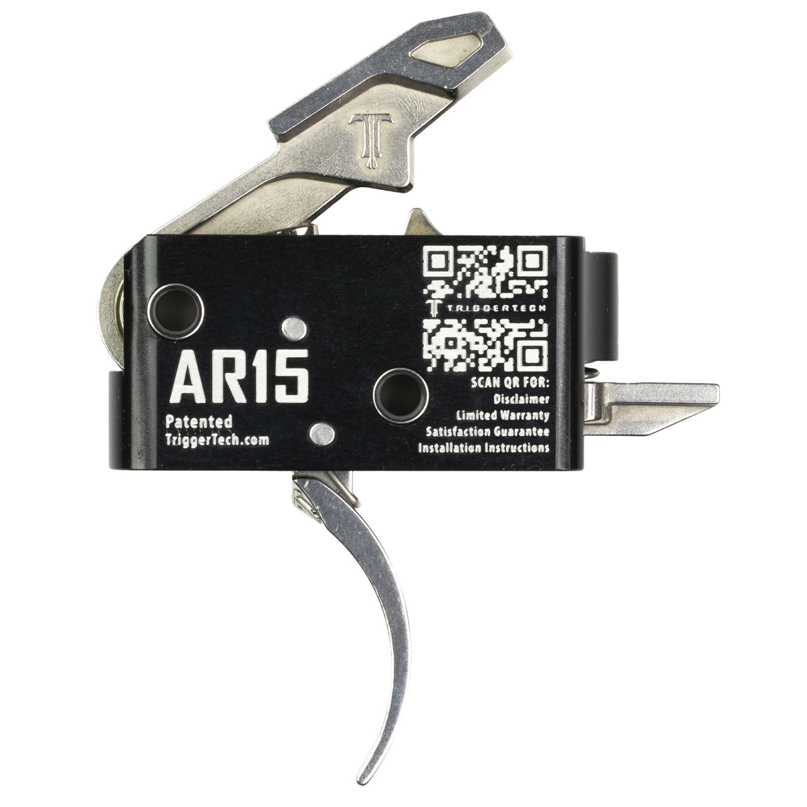 TriggerTech AR0SBS33NNP AR-15 Single-Stage 3lb Stainless Trigger