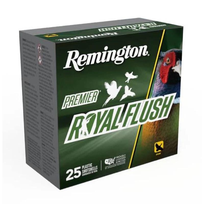 Remington Premier Royal Flush Shotshells 12ga 2-3/4 1-1/4oz 1550 fps #4 25/ct