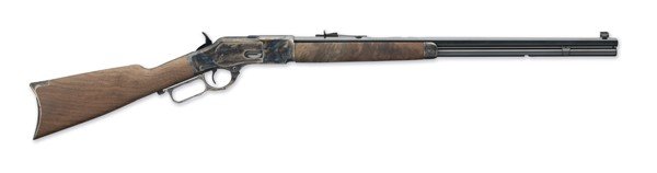 Winchester Model 1873 Sporter 45 Colt (LC) 13+1 Cap 24" Octagon Barrel Color Case Hardened Receiver Satin Oiled Walnut Fixed Straight Grip Stock Right Hand (Full Size) - Winchester - 45 Colt