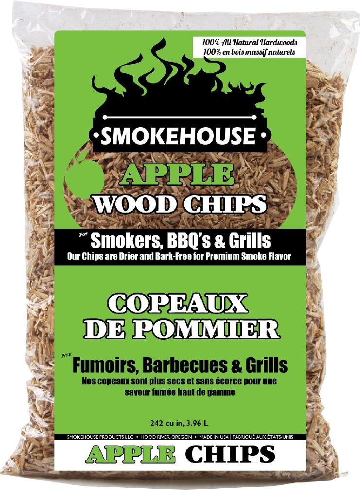 Buy Smokehouse Apple Wood Chips 1.75 LB Bag for Smoking 242 Cu In online
