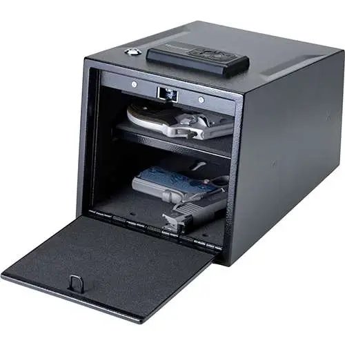 Hornady Two Gun Keypad Vault 95430 16 Gauge Steel Black Compact Safe