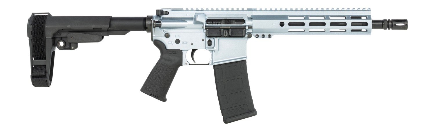 Buy Shark Coast Tactical SCC07114AGC-P Arctic Gun Candy 5.56 NATO 30+1 10.50" Black Nitride Threaded Barrel, Aluminum Receiver w/Picatinny Rail, M-LOK Handguard, SB Tactical SBA3 Brace, Polymer Grip online