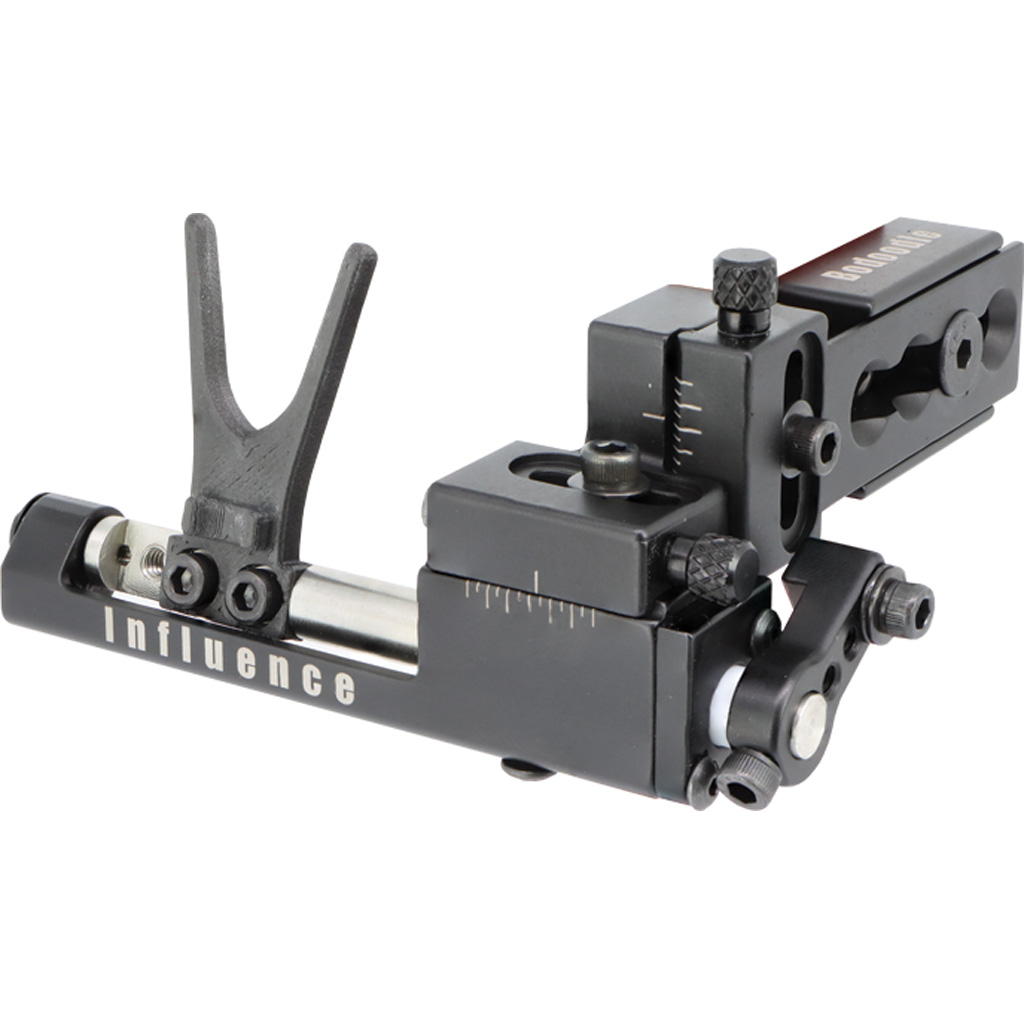 Specialty Archery INF-LH-BLK Influence Arrow Rest LH, Micro Adjust, Detachable