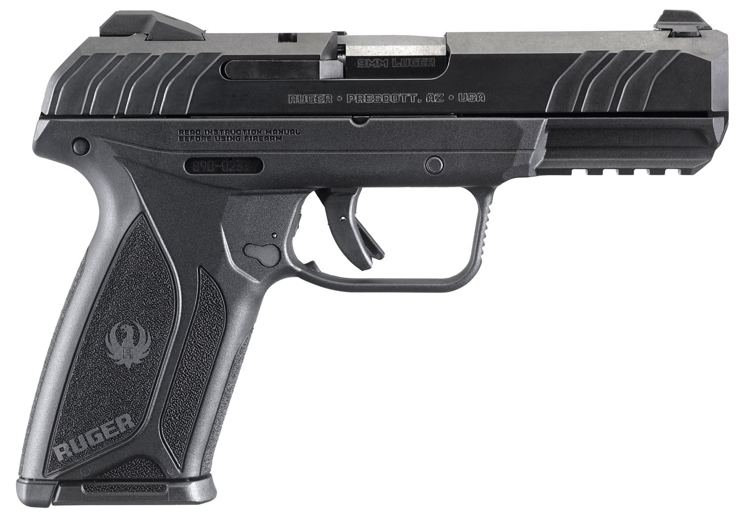 Ruger Security 9 Pistol 9mm 15 + Rounds Adjustable Sights 4" Barrel - Ruger - 9mm