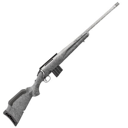 Ruger 6mm ARC Gen II Gray Splatter Stock 20" Spiral Fluted Barrel Cerakote - Ruger - 6MM ARC