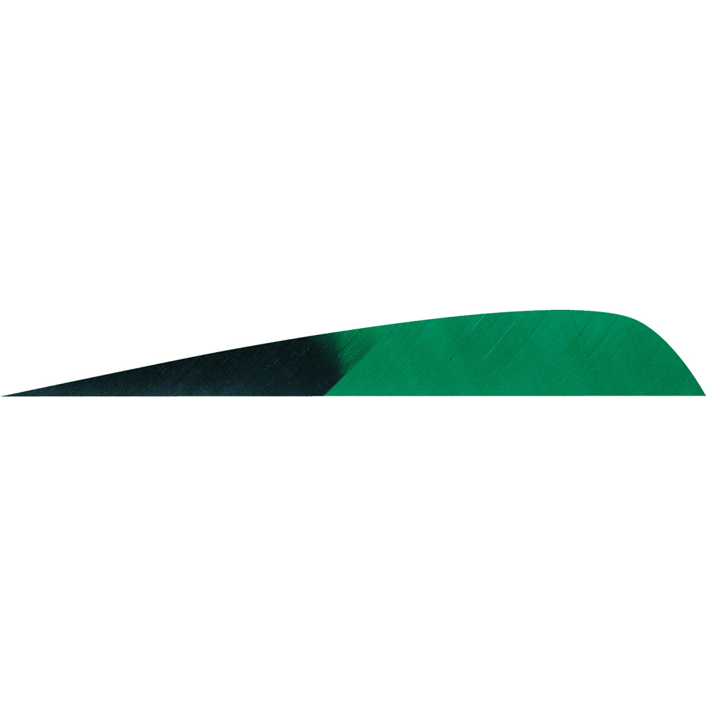 Gateway 400RPKGN-50 Parabolic Feathers Kuru Green 4in RW 50pk 2.76gr