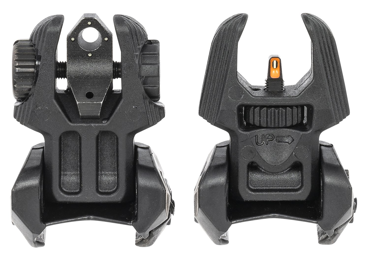 Meprolight 403240 FRBS Flip Backup Sights 4-Dot Rear/Orange Front