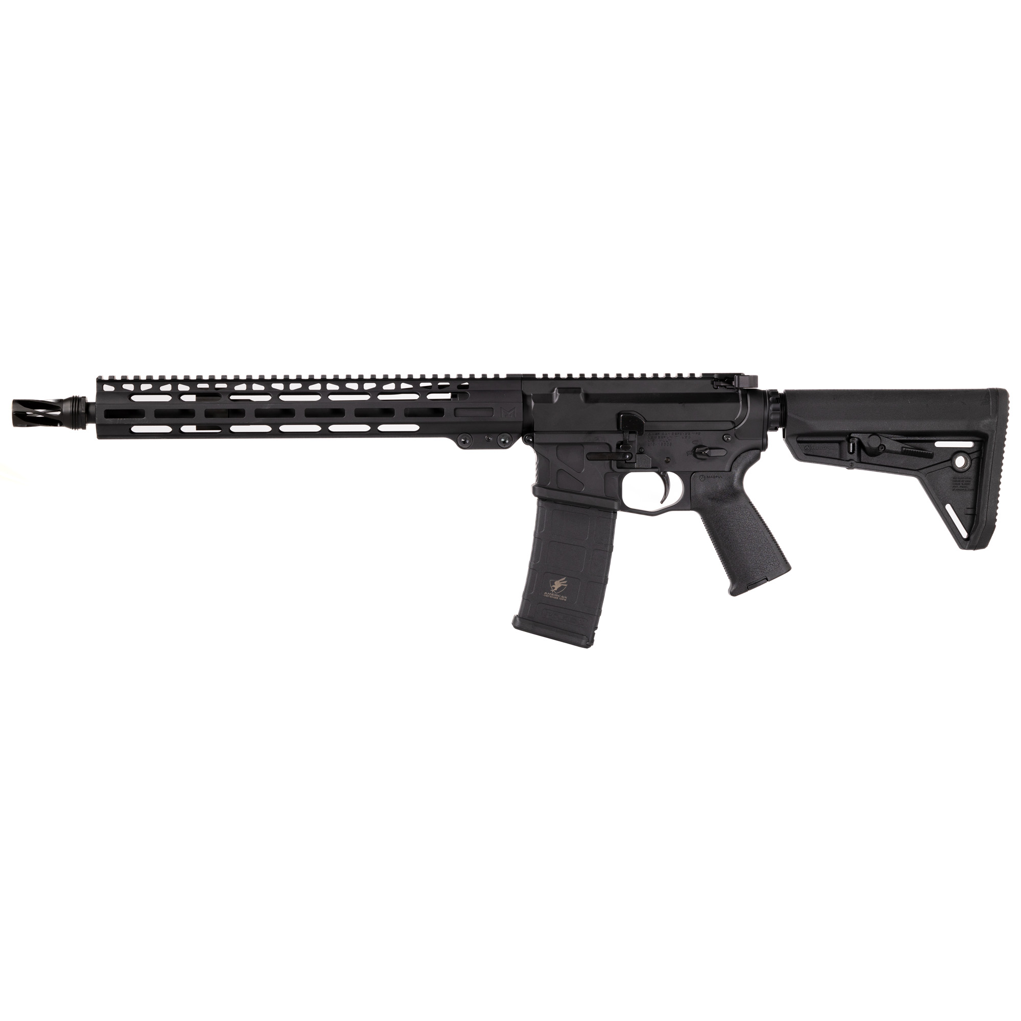 American Defense UICR5BLK14M2MLOK-HUX AR Rifle, 223 Wylde, 14.5" Barrel - American Tactical Imports - 223 Wylde