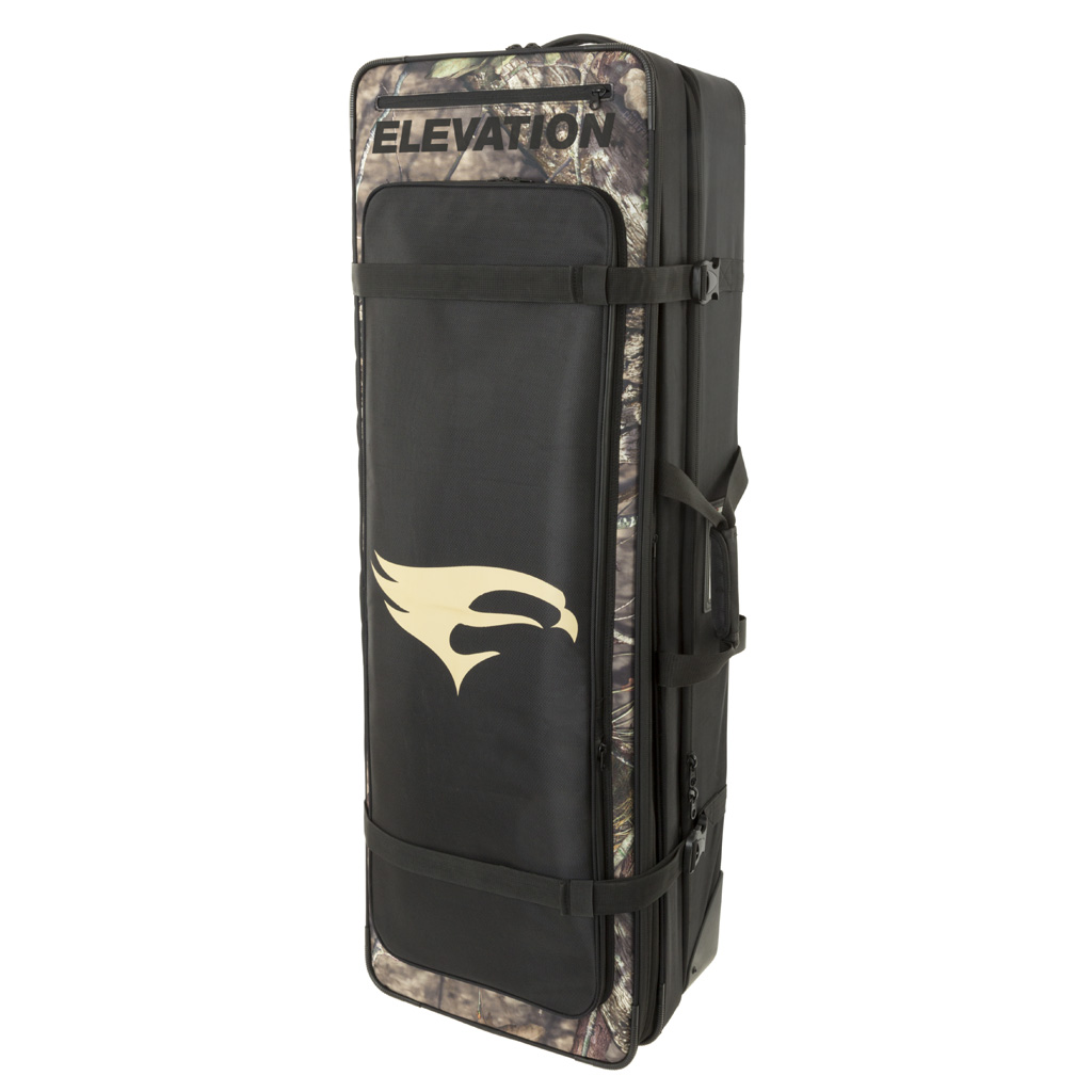 Elevation 81376 Jetstream Travel Case Black/Mossy Oak, 45" Dual Bow Capacity