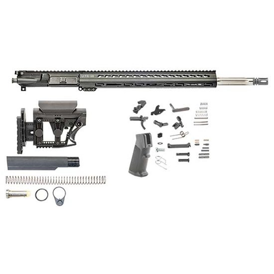Luth-AR AR-15 Complete Fluted Bull Barrel Kit With Collapsible Stock