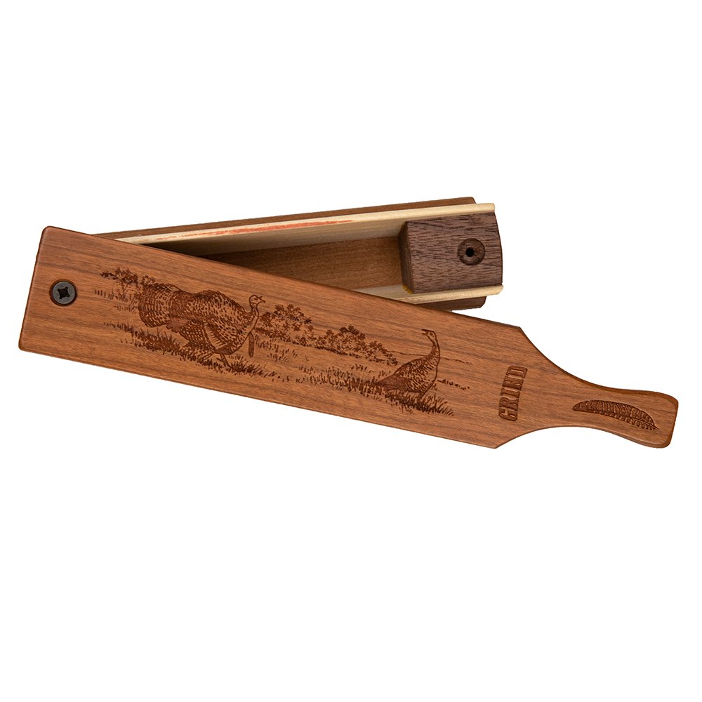 Rock Ridge Outdoors TG2575 Hardwood Turkey Box Call Cherry Poplar