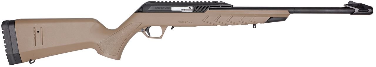 Derya Arms TM22.STAN.FDE.18 TM22 22 LR 18" Black Anodized Rifle - Derya Arms - 22 LR
