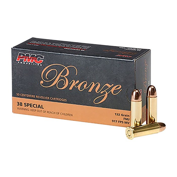 PMC AMMUNITION 38 SPECIAL 132GR FULL METAL JACKET 1000/CASE