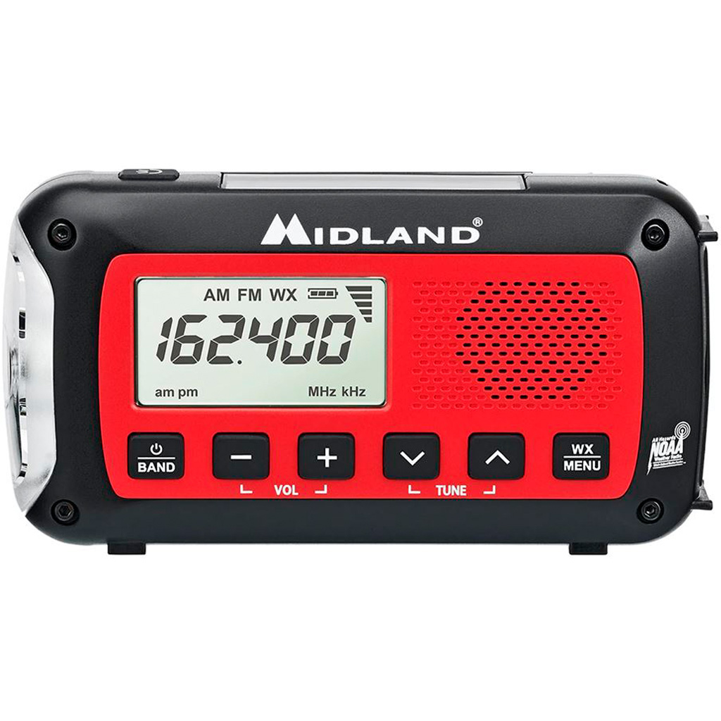 Midland ER40 Dynamo Crank Radio AM/FM/Weather Alert 2600mAh Battery - Midland