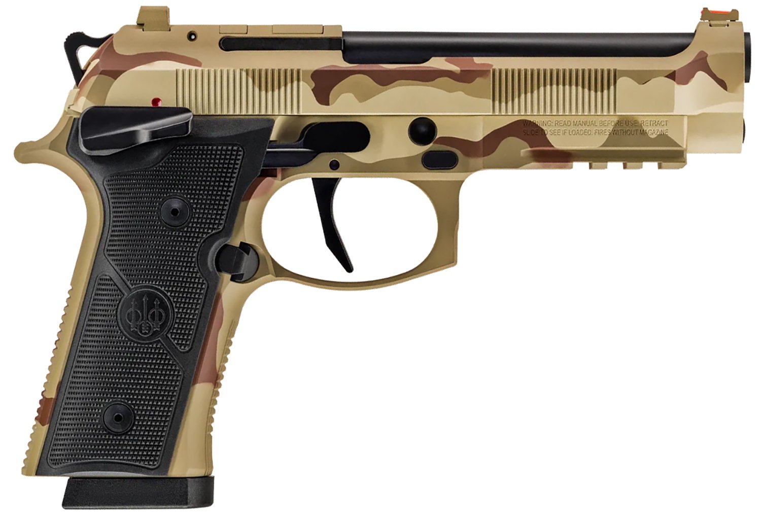 Beretta SPEC0732A15 92XI SAO 9mm 4.7" 15+1 Desert Combat Cerakote - Beretta - 9mm
