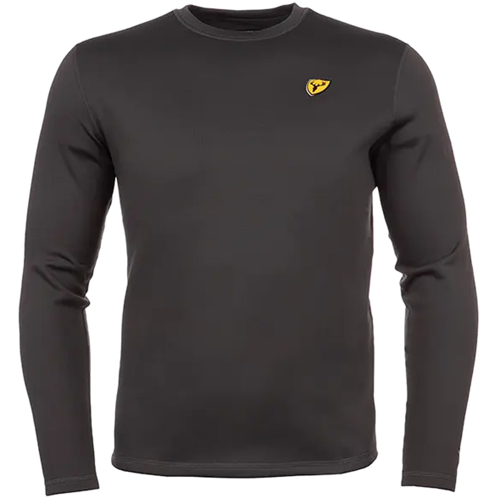 Koretec 1050413-0991200 Heavy Weight Top Charcoal Small, Antimicrobial, Fleece