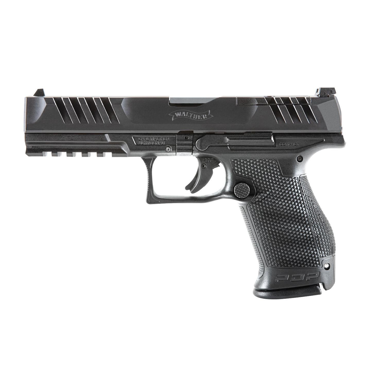 Walther PDP 2844222 9mm Luger 5" Barrel 15rd Black Compact Handgun