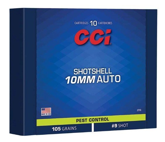 CCI 3710 Pest Control 10mm Auto 105gr Shotshell Ammo 10/Box - CCI - 10 MM AUTO