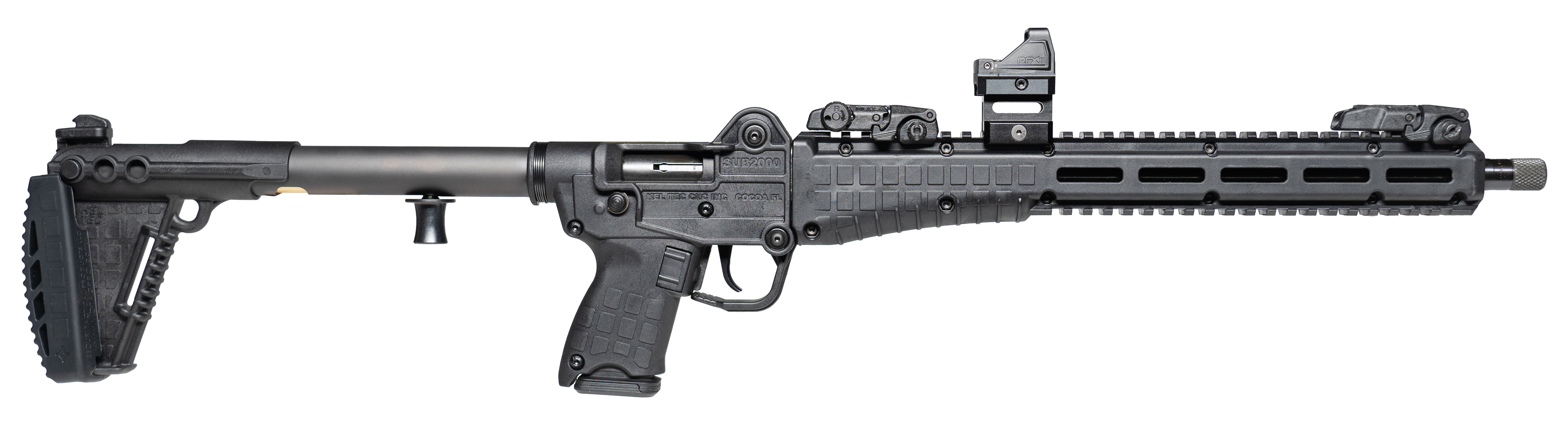 Kel-Tec SUB2K9GLKBLKD 9mm 16.15" Barrel 27rd Semi-Auto Black - Kel-Tec - 9mm