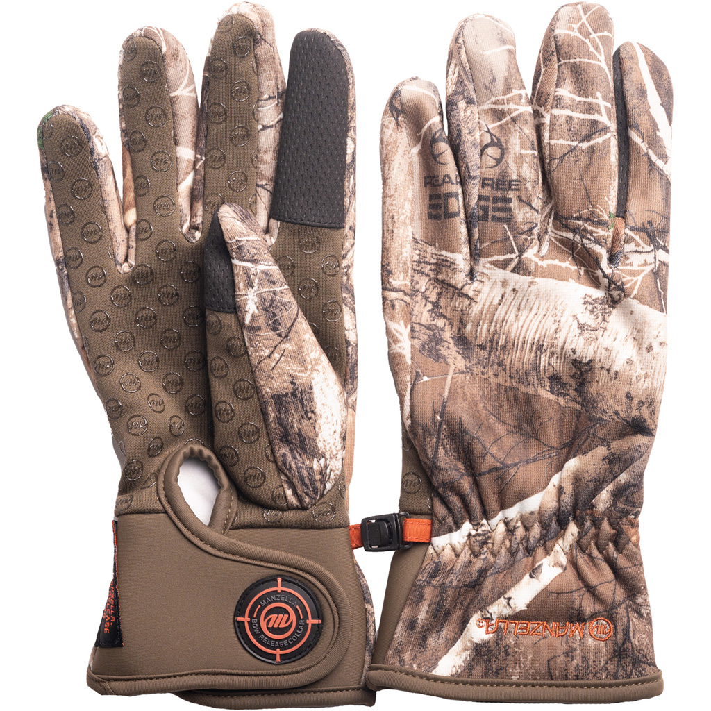 Manzella Bow Ranger Touch Tip Glove XL Realtree Xtra H225M-RXE Control Trax Palm - Manzella
