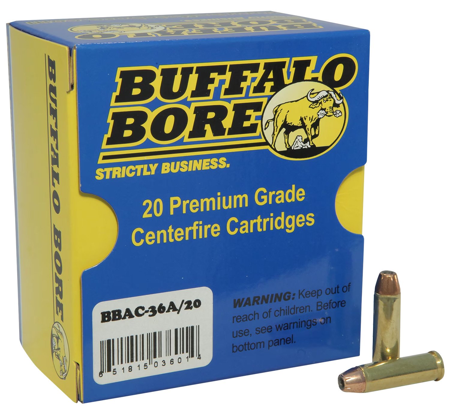 Buffalo Bore 9B20 444 Marlin 300gr SJFP Ammo 20 Rounds - BBA - 444 Marlin