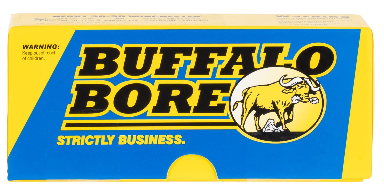 Buffalo Bore 42A20 35 Whelen 225gr Spitzer Boat Tail Ammo 20 Rounds