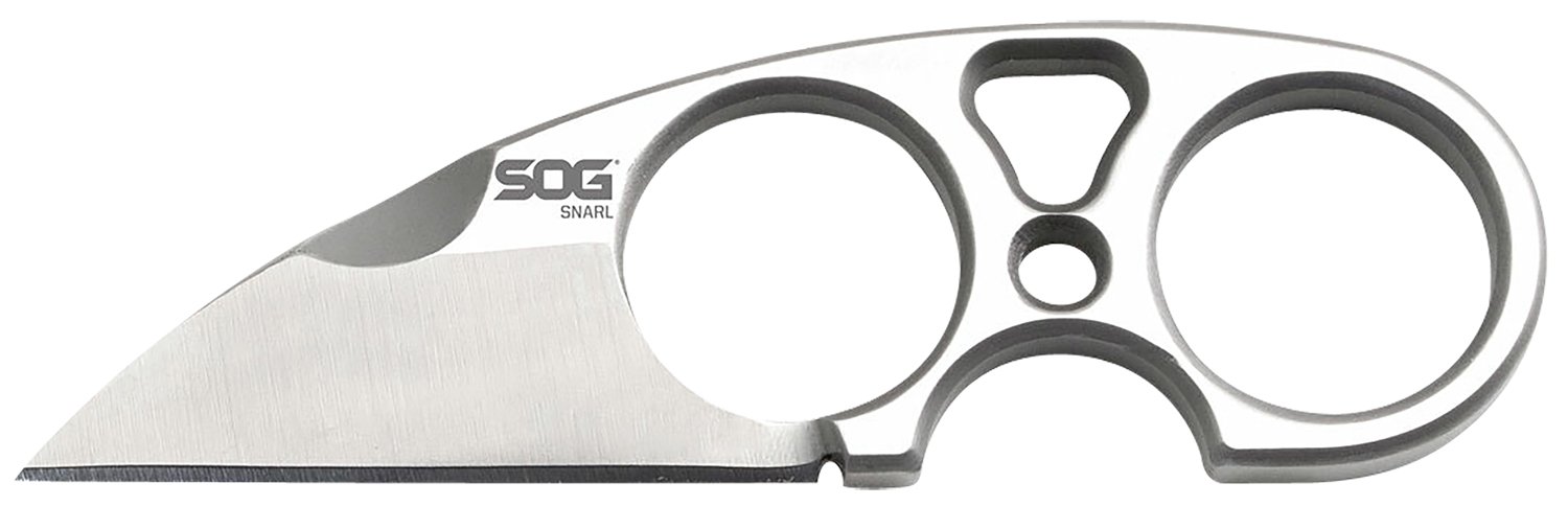 SOG Snarl JB01K-CP Stainless Steel Fixed Blade Knife