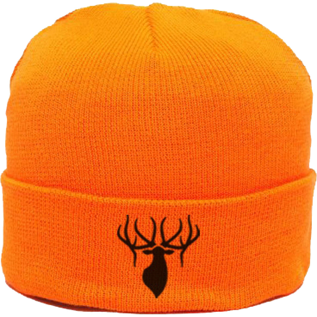 KBZ409-BZ Kings Logo Heavy Knit Beanie 100% Polyester Blaze