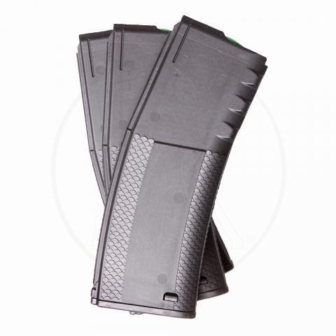 Troy Industries SMAG3PK00BT00 AR-15 5.56 30-Round Polymer Mag 3-Pack - Troy Industries - 5.56 mm NATO