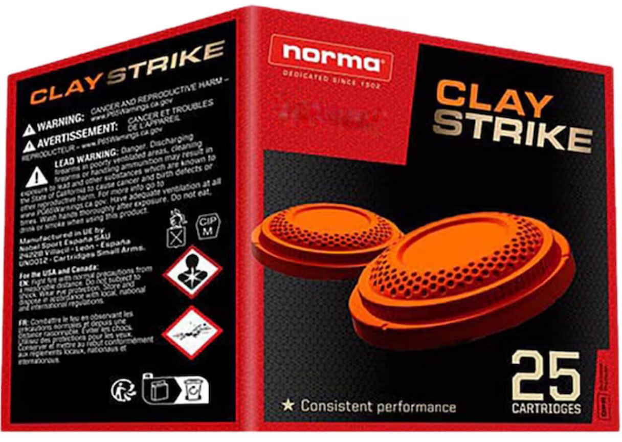Norma 1198043440 Claystrike 410GA 3" #7.5 2/3oz 25 Rounds Lead Shot