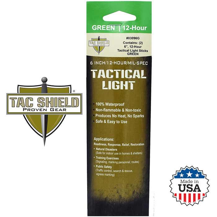 12HR Light Stick 2PK GRN 6in - TangoDown