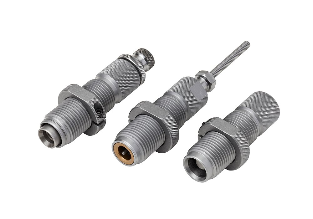 Hornady 546534 3 Die Set 40 S&W 10mm Auto Hardened Steel Taper Crimp - Horn Hunter - 40 S&W