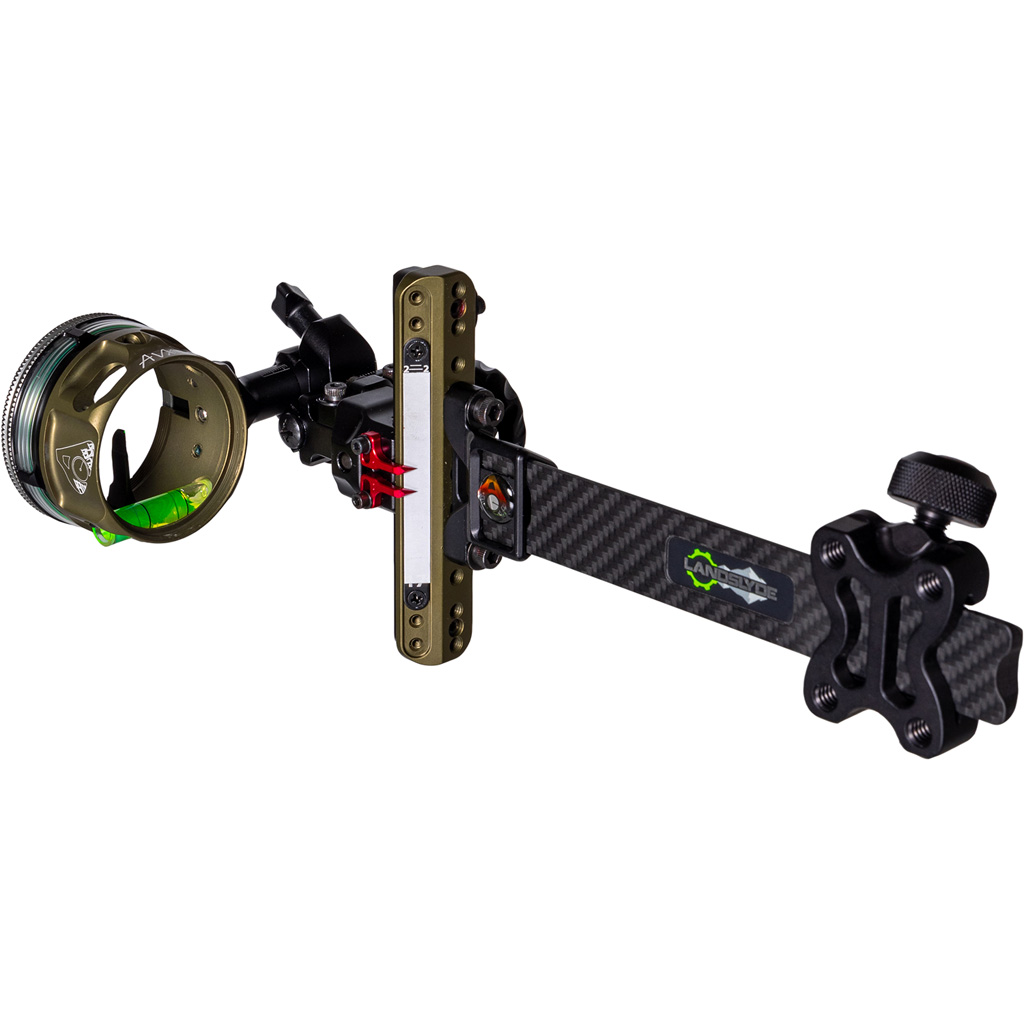 Axcel ALND-C110-4GT LANDSLYDE Carbon Pro Slider Sight .010 Green Pin - Axcel
