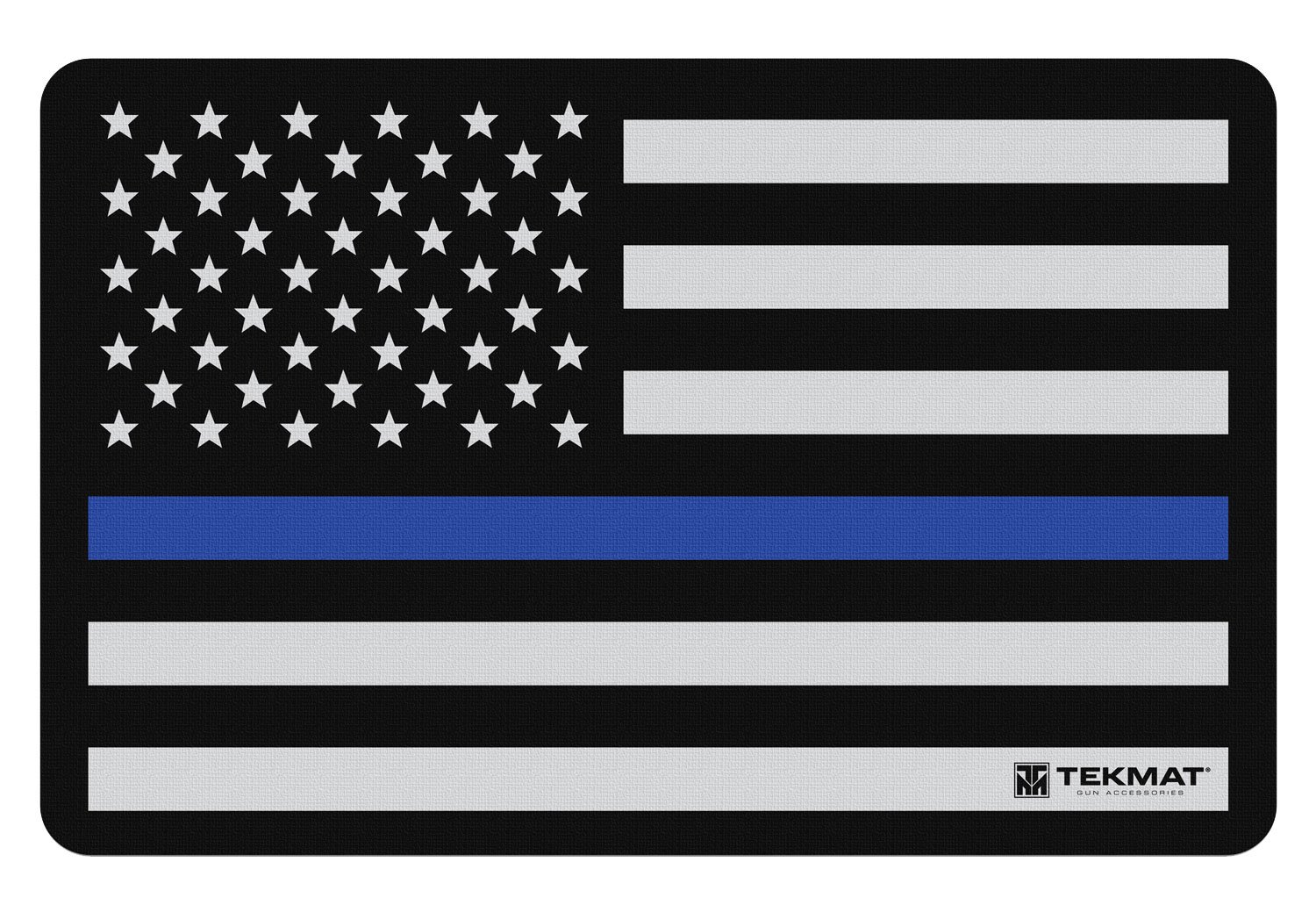 TekMat TEKR17POLICE Armorer's Mat 11x17 Police Support Flag - TEKMAT - NOT APPLICABLE