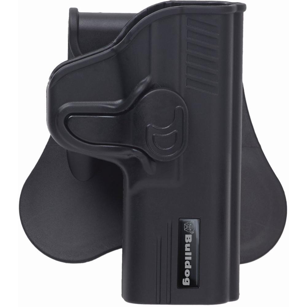 Bulldog RRSPXDS Rapid Release OWB Holster Black Polymer for Springfield XDS