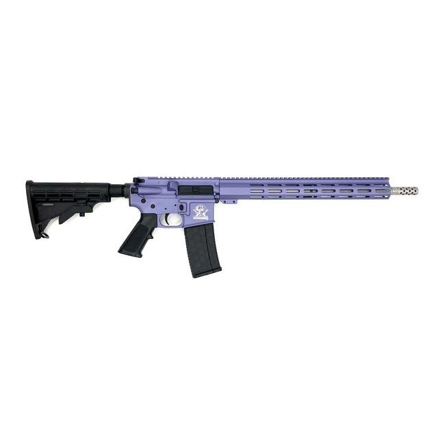 GLFA AR-15 Semi-Automatic Rifle, .223 Wylde, 16-inch 1:8 Twist Heavy Barrel, 30-Round, Aluminum 7075 Frame, Cerakote Finish, 33.25-inch Length, 6.8 lbs - Great Lakes Firearms - .223 WYLDE