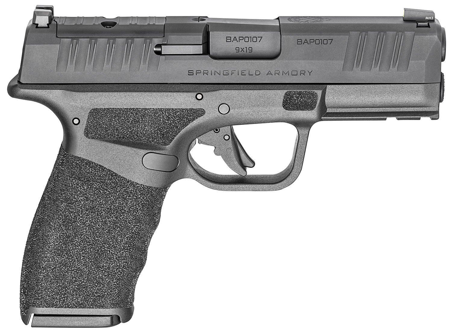 Springfield Hellcat Pro 9mm 3.7 in Black Polymer 10 Round Semi-Auto - Springfield Armory - 9mm