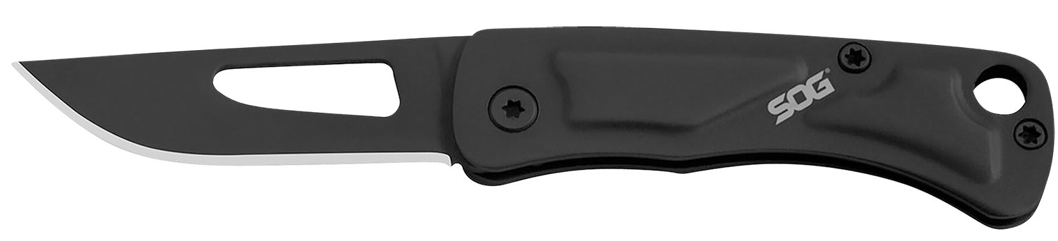 SOG SOG-CE1002-C Centi I 1.40" Folding Knife Black Stainless Steel Blade