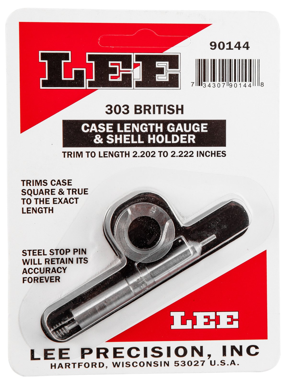 Buy Lee Case Length Gage and Shell Holder .303 British online