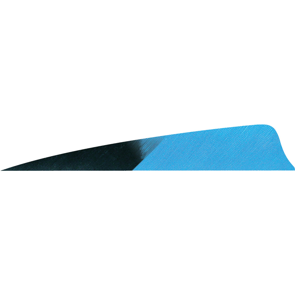 Gateway 400RSKBL-50 Shield Cut Feathers Kuru Blue 4" RW 50pk 2.76 Grains