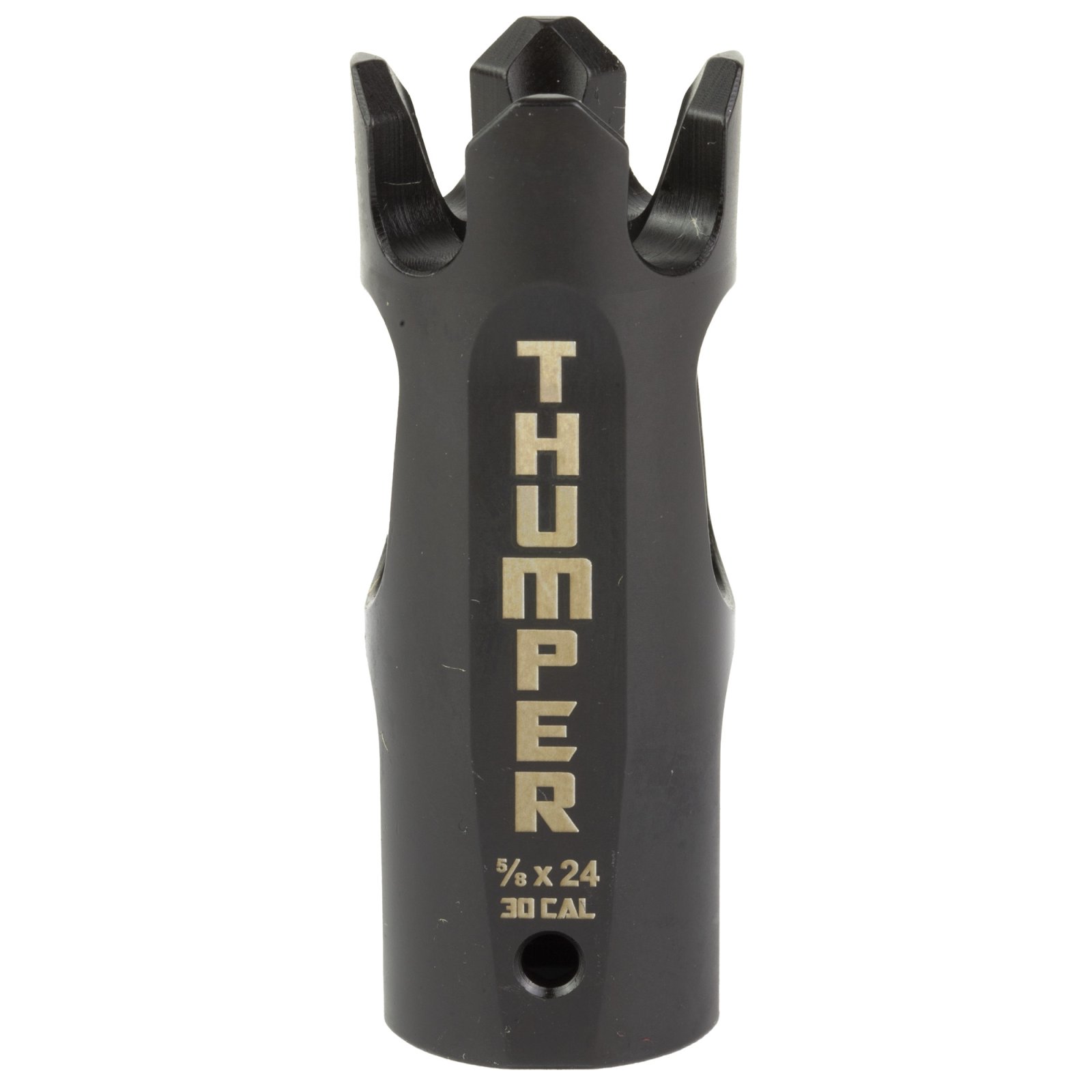 Battle Arms BAD-THUMPER-30-BN Muzzle Brake, 308/762, Nitride, 5/8x24, Black - Battle Arms Development - 308 WINCHESTER