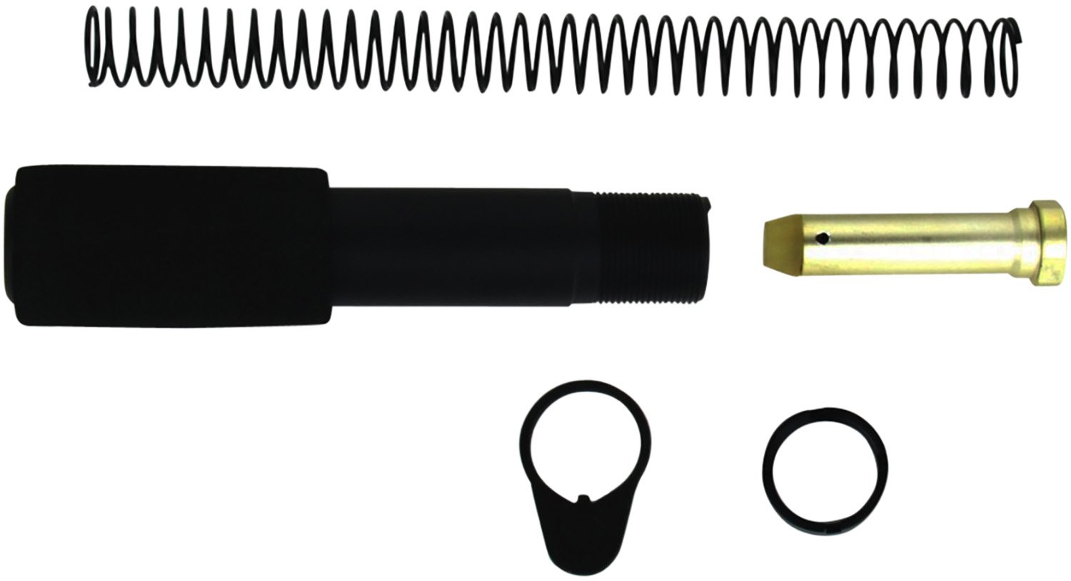Buy TacFire MAR049A AR15 Mil-Spec Pistol Buffer Tube Kit Black online