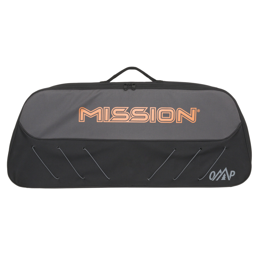 October Mountain Mission Bow Case 38" Black, Interior Tie-Down Straps