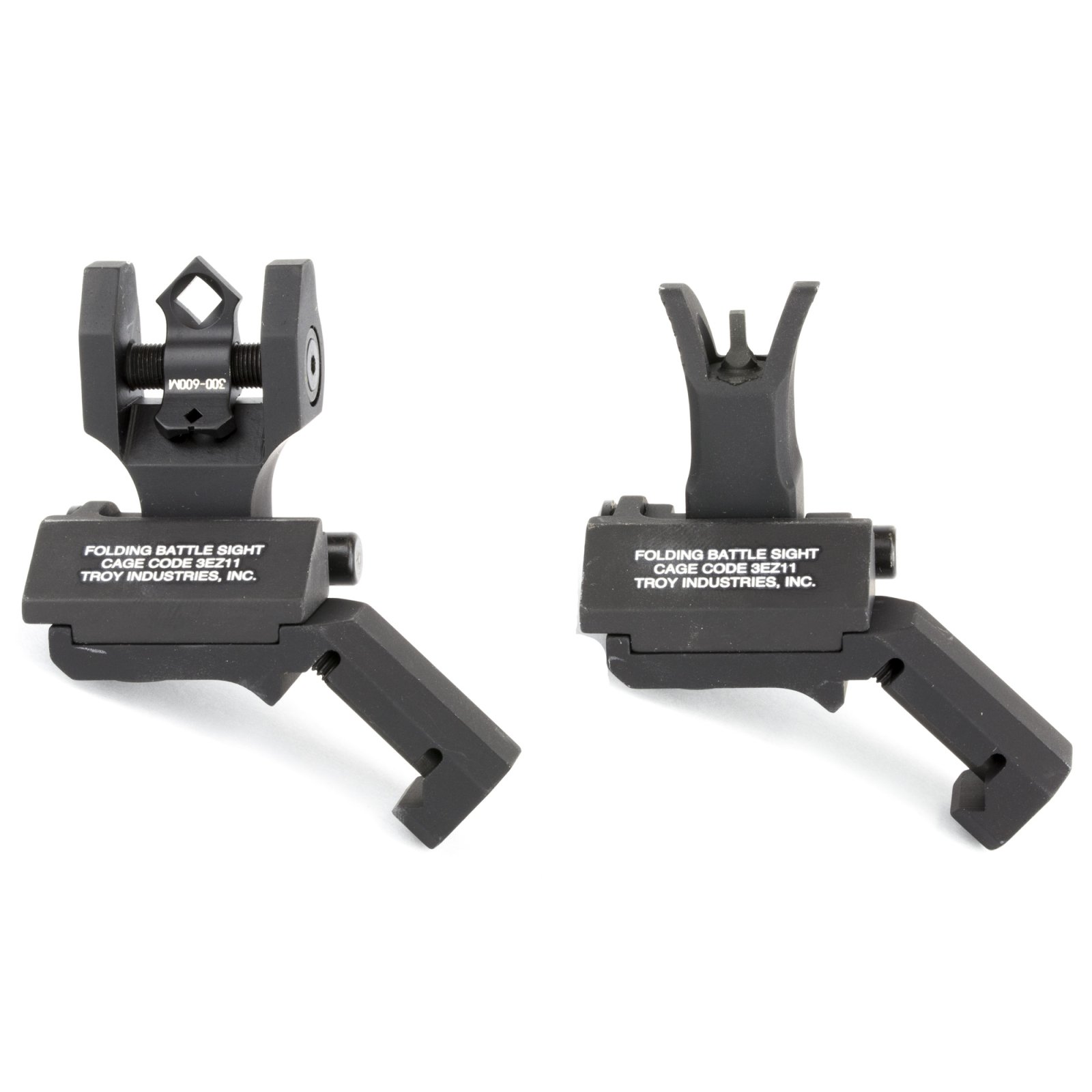 Troy Industries SSIG45SMDBT00 45 deg Offset BattleSight Set M4/Diopter Black