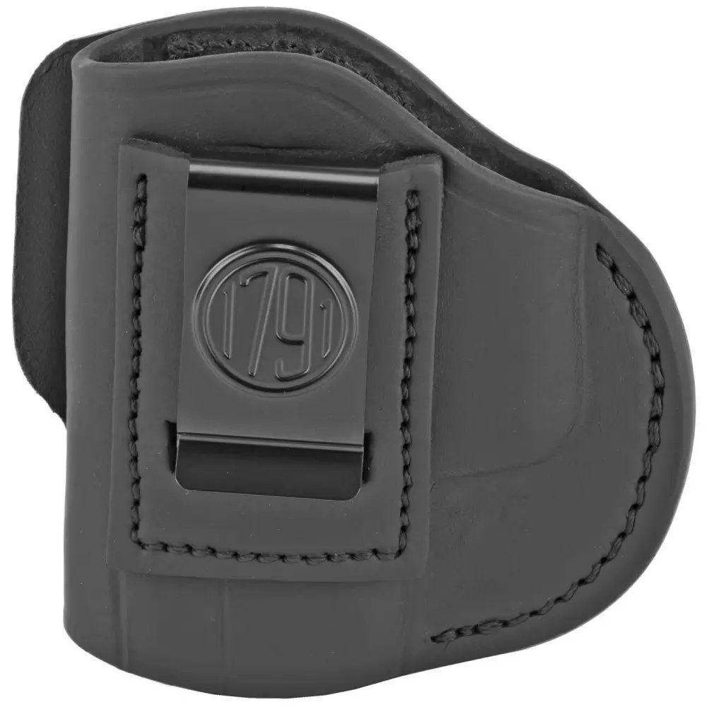 1791 Gunleather 4WH4SBLL 4-Way IWB/OWB Size 04 Stealth Black Leather... - 1791 Gunleather - STEALTH BLACK