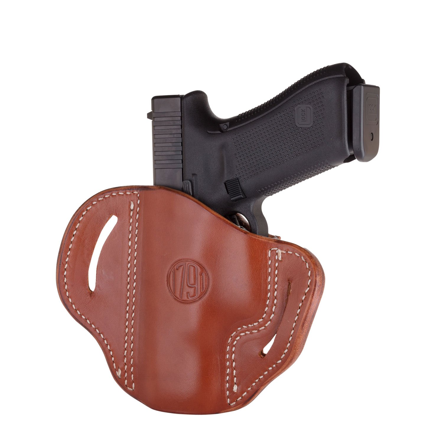 1791 Gunleather OR-BH2.4-CBR-R Optic Ready Holster Classic Brown RH - 1791 Gunleather - CLASSIC BROWN