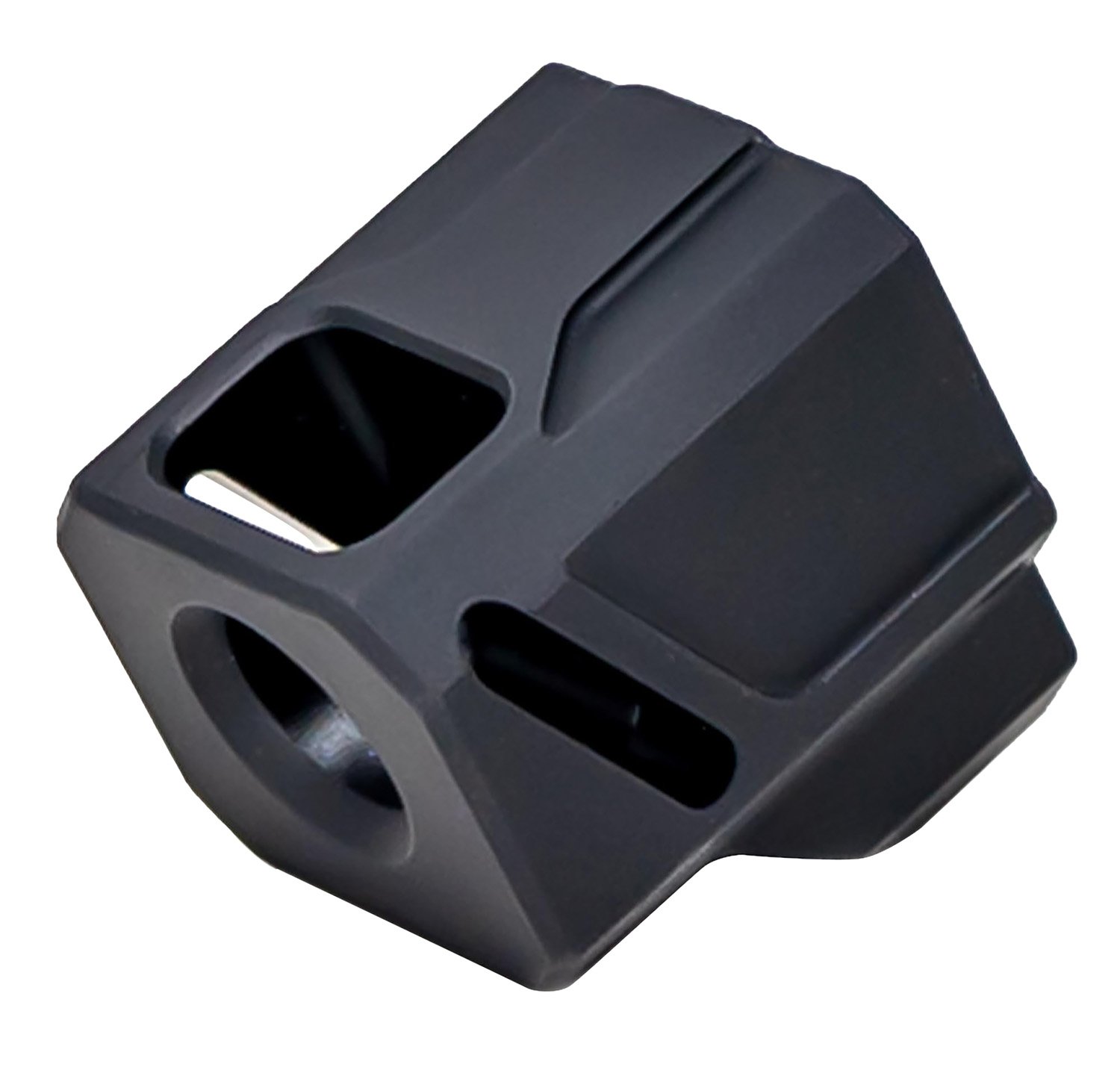 Faxon Firearms FFPACOMPDSG02 EXOS-543 9mm Compensator Black Anodized